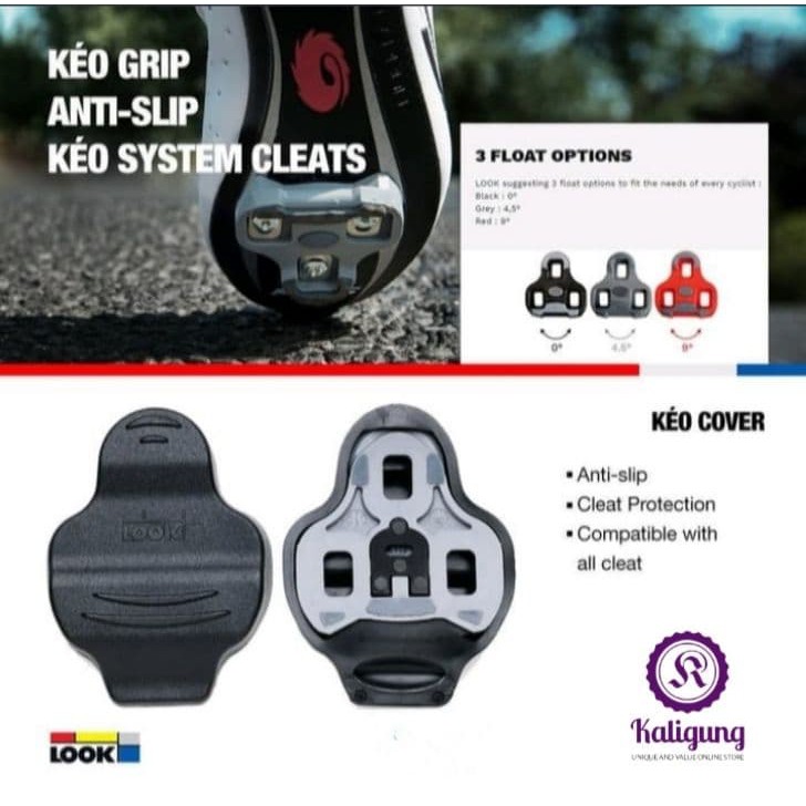 ORIGINAL LOOK KEO COVER CLEAT GRIP - Covers Roadbike anti slip - Tutup Cleat Roadbike