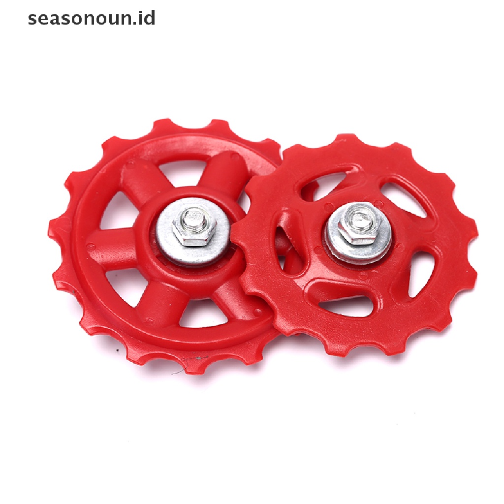 (seasonoun) 1pc Pulley Derailleur Belakang Sepeda Bahan Plastik