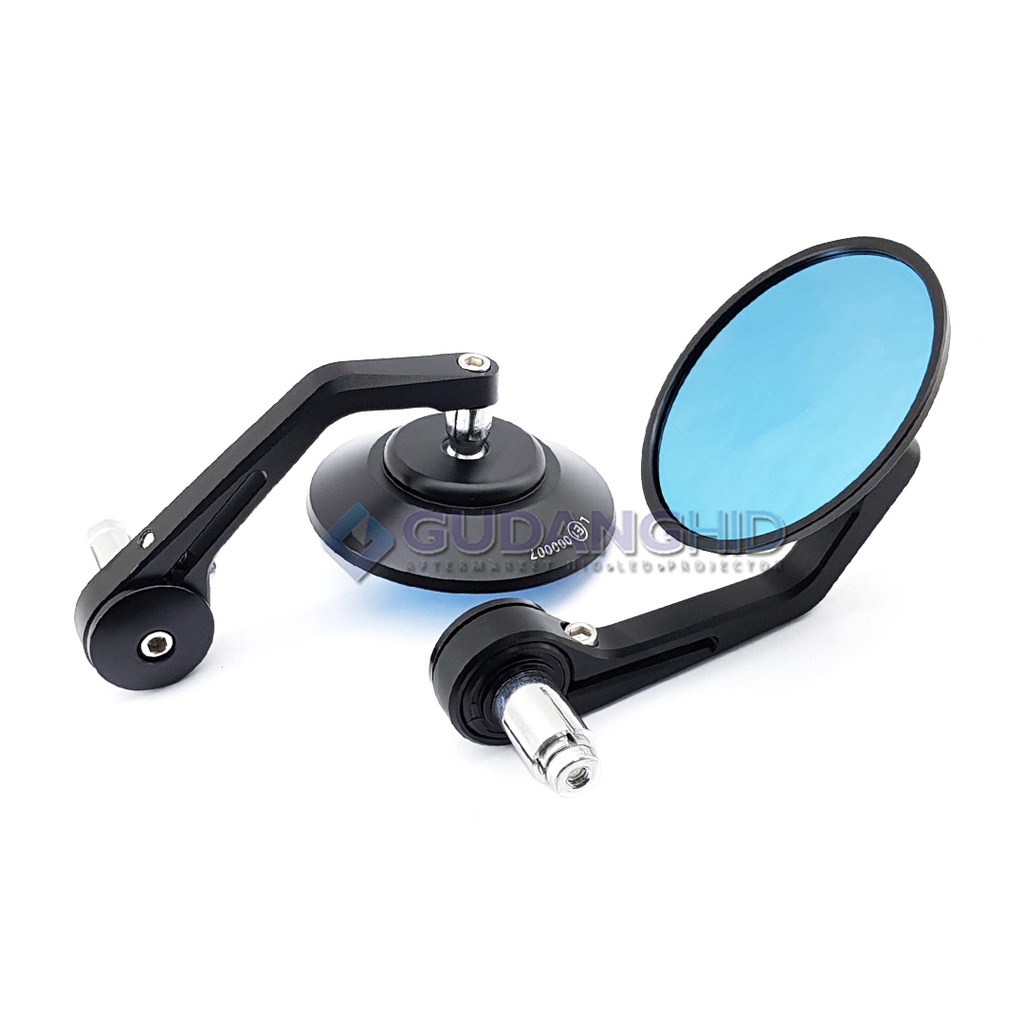 Spion Jalu Bulat Classic Klasik Retro CNC Aluminum Vespa Cafe Racer