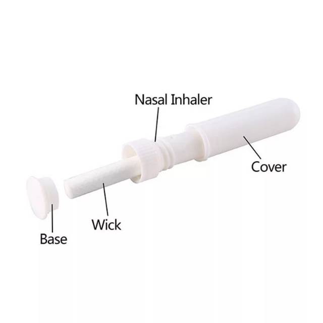 Inhaler Kosong DIY Essential Oil Nasal Inhaler Tube Kosong empty Eucalyptus Ekaliptus wadah Inhaller