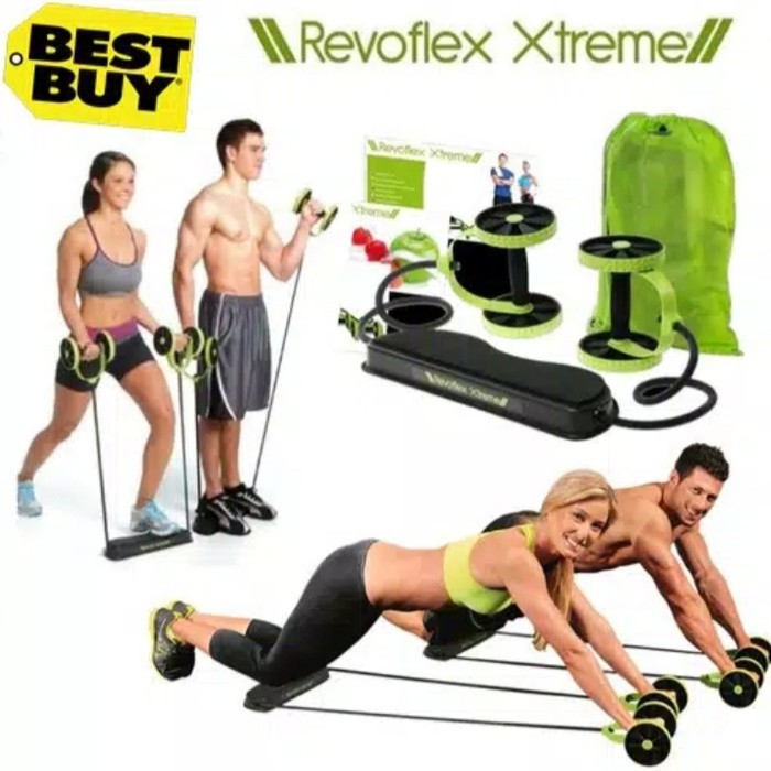 Alat gym Revoflex Xtreme alat olahraga ringkas di rumah