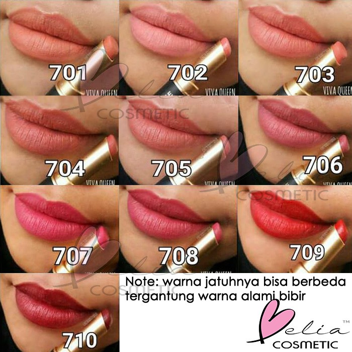 ❤ BELIA ❤ VIVA Queen 100% Ori Perfect Matte Lip Color 2.5g ( lipstik lipstick viva )