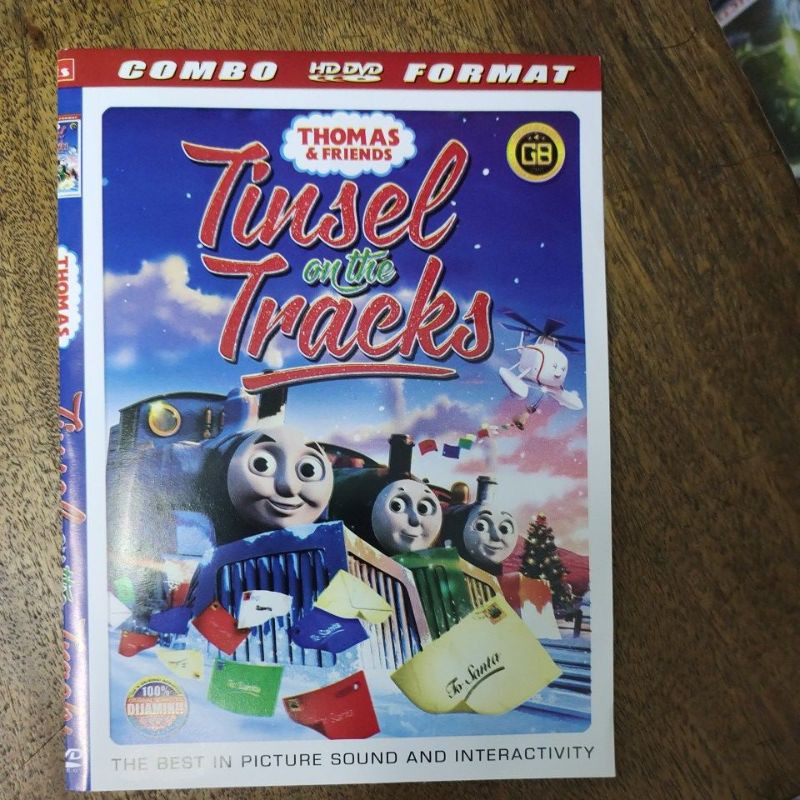 KASET FILM CARTOON THOMAS AND FRIENDS TINSEL ON THE TRACKS