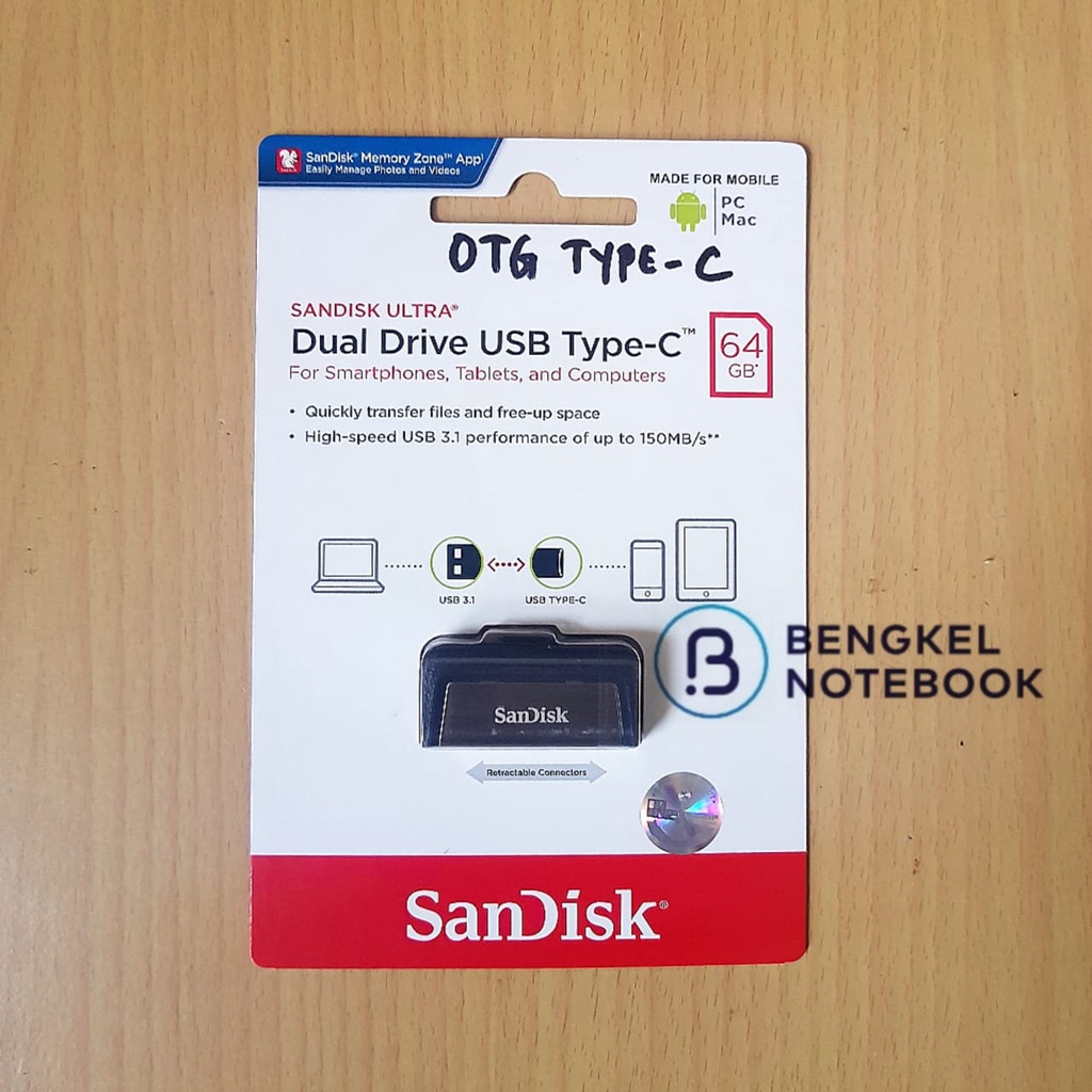 Flashdisk OTG 64gb Type C