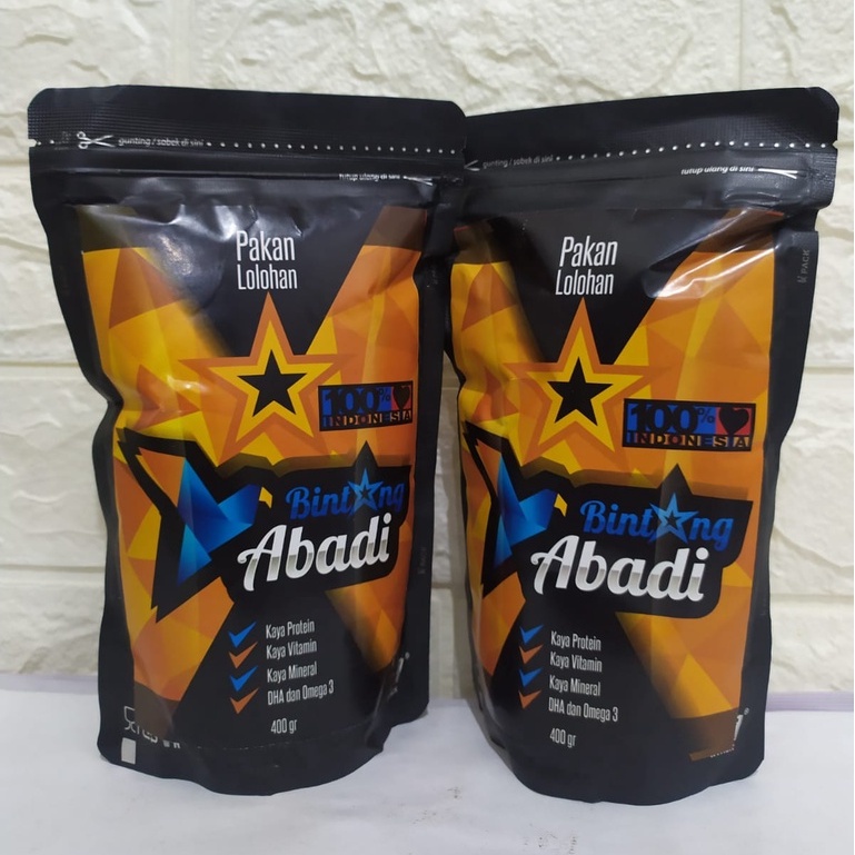 Bubur Bintang abadi 400g Bubur lolohan untuk anakkan burung love bird finch kenari parot