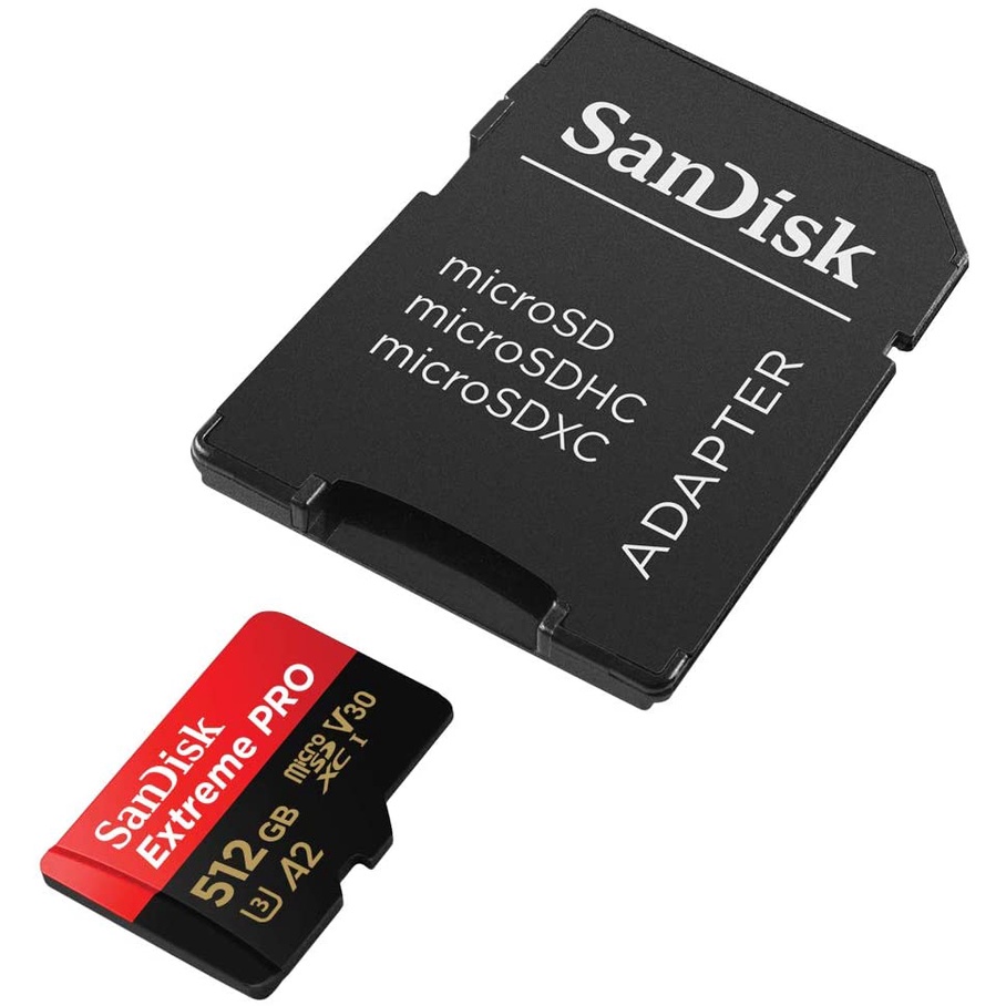 Sandisk Extreme Pro Micro SD Card 512GB U3 V30 Untuk Kamera