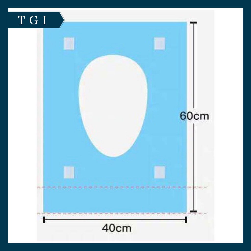 TGI - TOILET COVER ALAS DUDUK KLOSET TISSUE PORTABLE TATAKAN WC KERTAS PAPER PLASTIK CLOSET