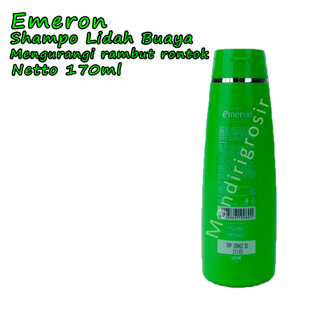 Emeron * Shampo * Lidah buaya * Mengurangi rambut rontok * 170ml