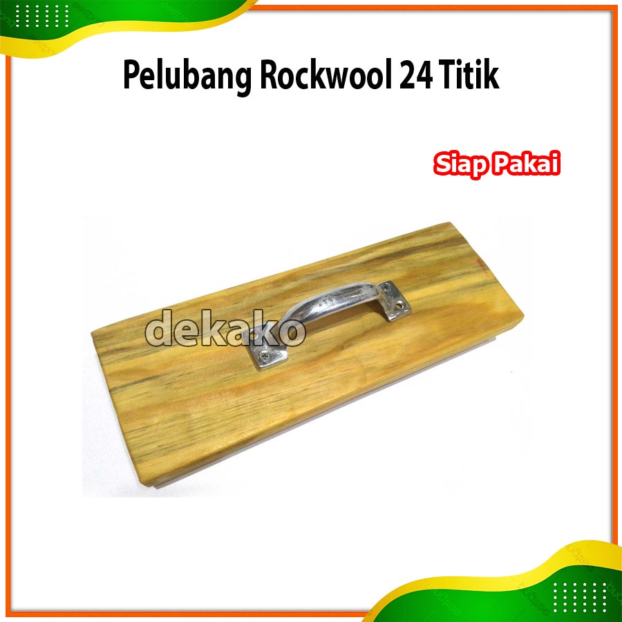 Pelubang Rockwool 24 Titik hidroponik bibit tanaman