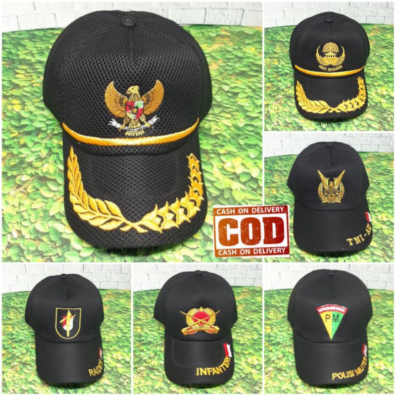 Topi PNS murah COD TOPI DOUBLE MESS PADI KAPAS TOPI KORPRI TOPI GARUDA TOPI TNI TOPI DINAS TOPI LAPA