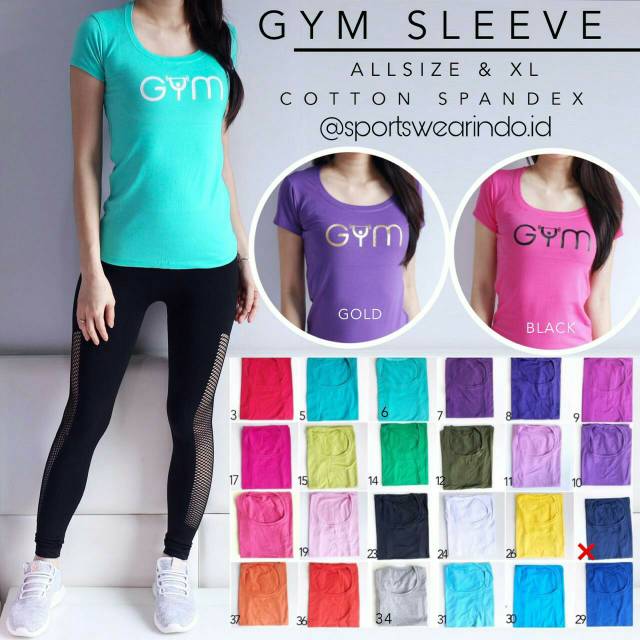 GYM SLEEVE / Baju Senam Murah/ Baju Zumba Original