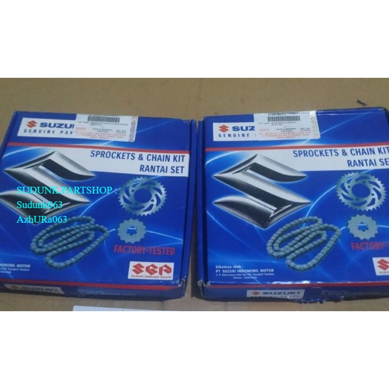 gearset gear set sprocket satria Fu fufi Fu injeksi ori sgp-OLD