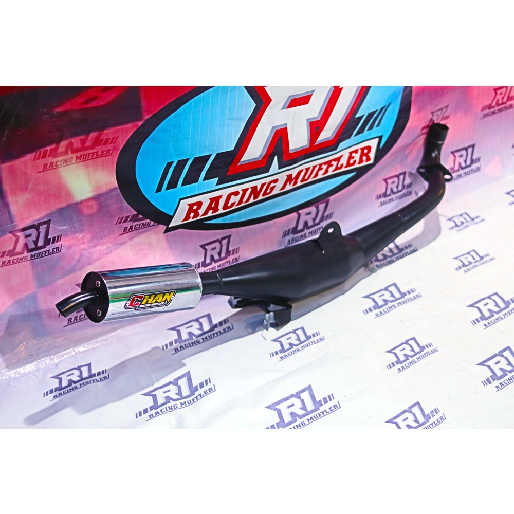 Knalpot Chan Racing f1zr F1zr Fiz r Fizr Y110 SS1 SS2 SS Two Orginal Muffler Tipe standar racing