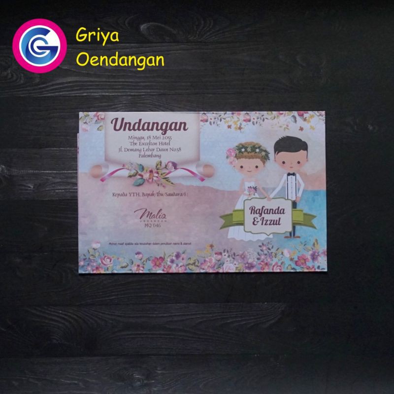 Undangan Cetak Desain Unik & Lucu