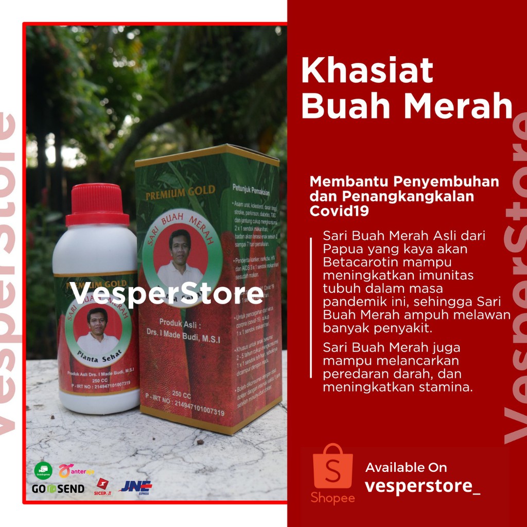 Sari / Minyak Buah Merah Asli Papua Drs I Made 150ml