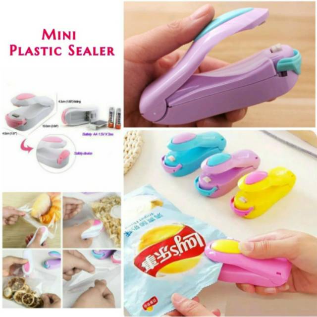 Mini Plastic Sealer / Alat Perekat Plastik Mini