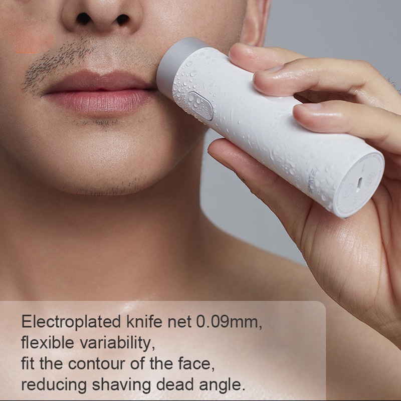 Smate Razor Electric Shaver Alat Cukur Elektrik - ST-R101C - White