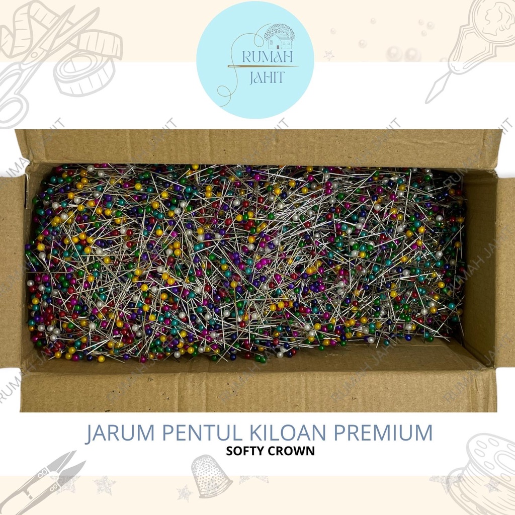 JARUM PENTUL KILOAN PREMIUM - SOFTY CROWN