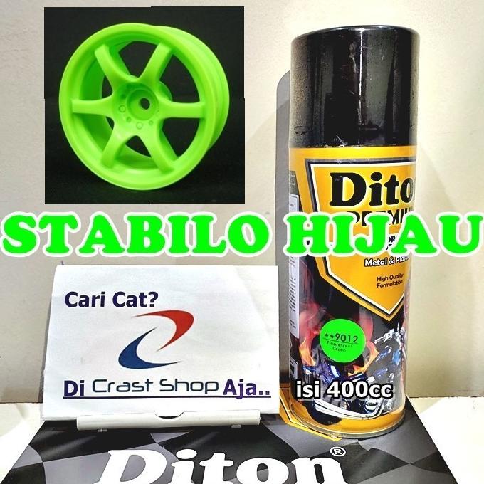 

Cat Pilox Diton Premium Fluorescent Green 9012 400cc Stabilo Hijau Ijo