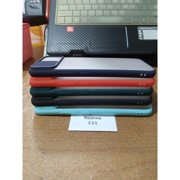 Realme C11 CASE BUMPER CHOICE+PROTEKTOR PENUTUP KAMERA