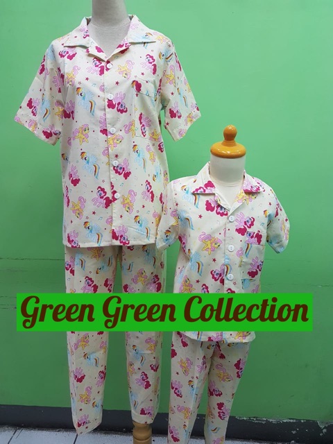 Piyama Katun Kerah Little Pony
