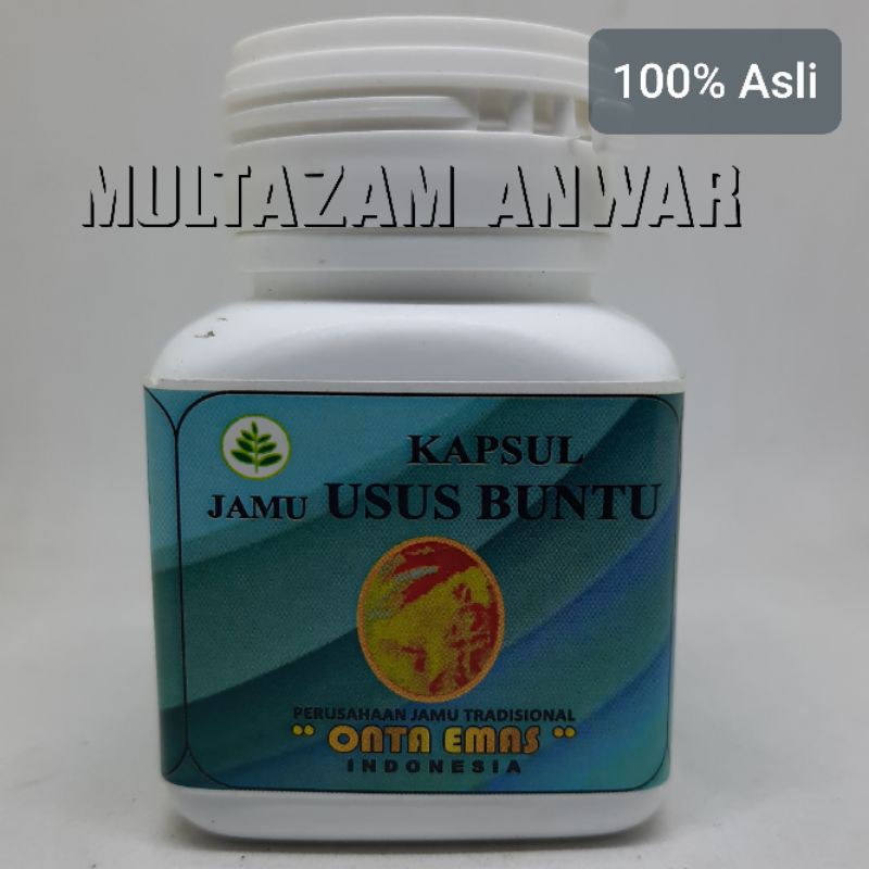 KAPSUL USUS BUNTU
JAMU TRADISIONAL ONTA EMAS