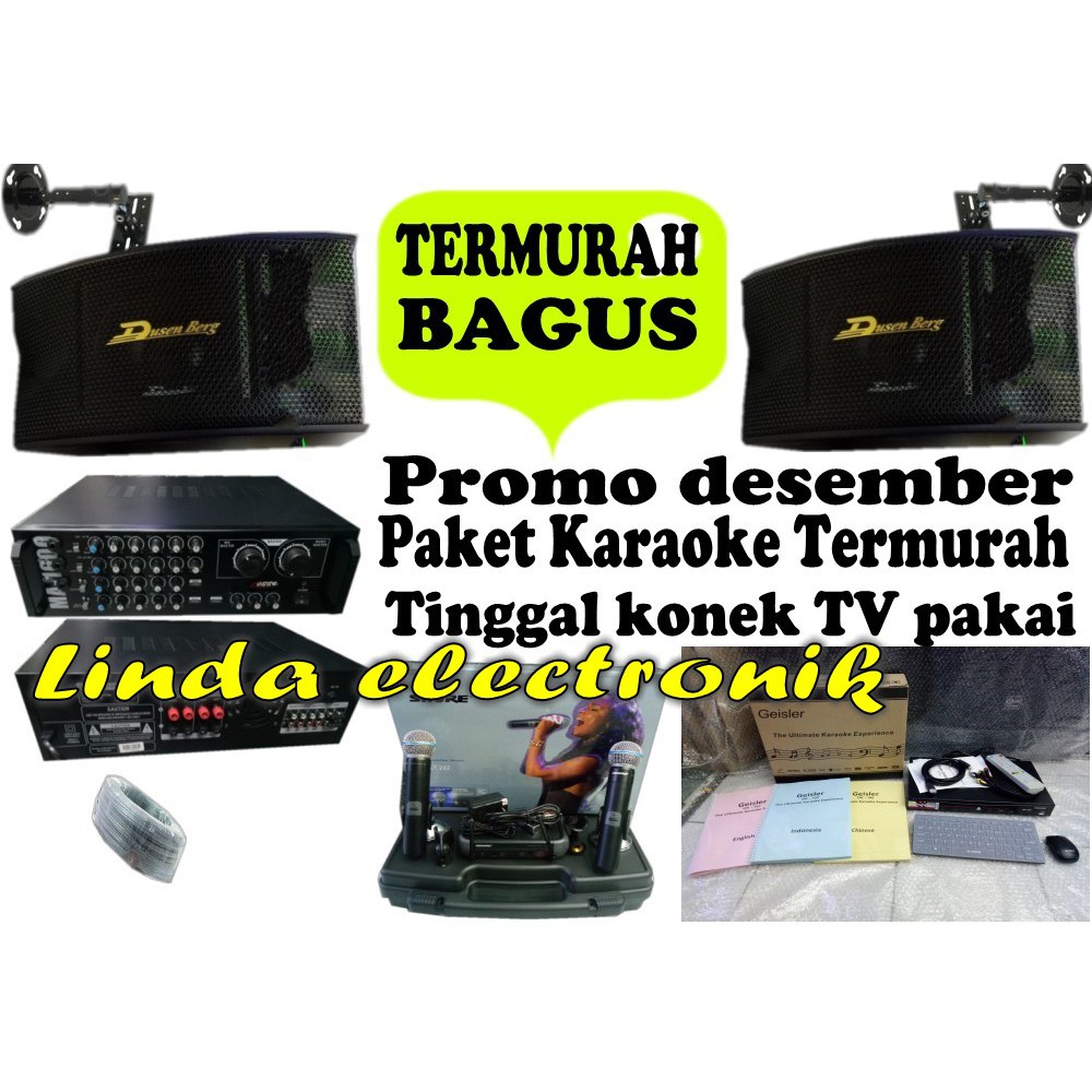 Promo Paket Termurah Karaoke Set Lengkap Tinggal Pakai