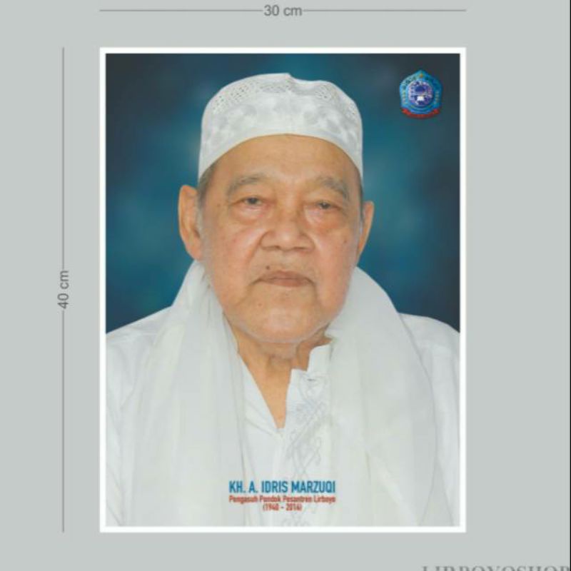 assalamualaikum,,,selamat datang ditoko kami, Poster poto gambar KH idris Marzuqi marzuki dan KH
