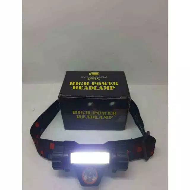 Senter Kepala LED Rechargeable Headlamp Sorot