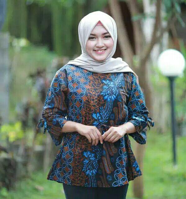 Atasan Batik Dolby Dolbi Dobby Doby Tenun Sutra Tulis Halus Katun Atbm Baron ,sarombit Atasan