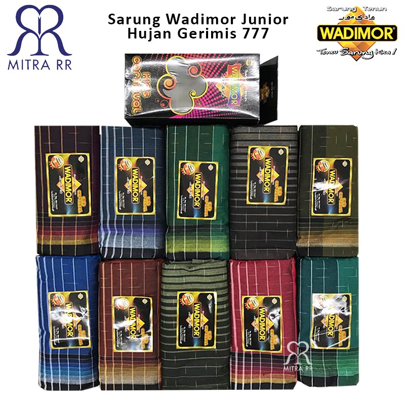 Sarung Tenun Wadimor Junior Motif Hujan Gerimis 777 SARUNG ANAK