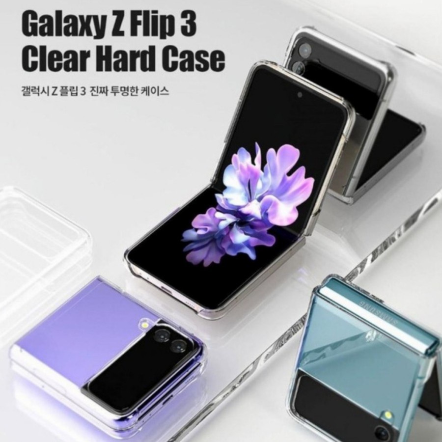Samsung Galaxy Z Flip 3 5G Slim Case Transparan Clear Hard Case