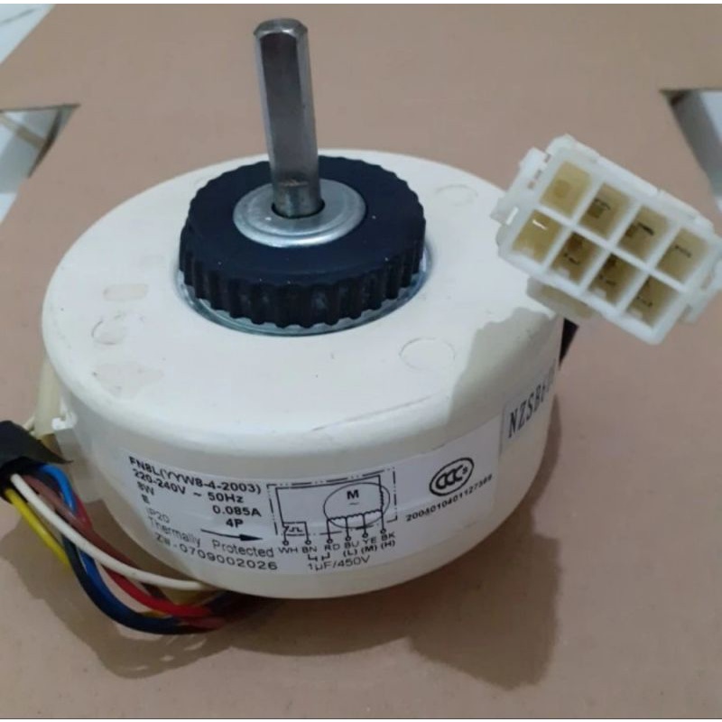 Motor Indoor Dinamo fan ac changhong canghong 1/2pk sampai 1pk aslinya soket 6 lubang