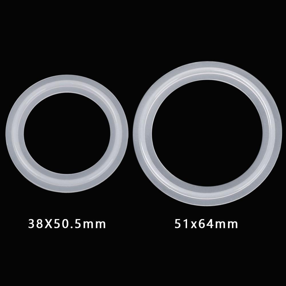 Suyo 5pcs Seal Silikon Gasket New Sanitary Penjepit Makanan Karet Lebat Gasket Aksesoris