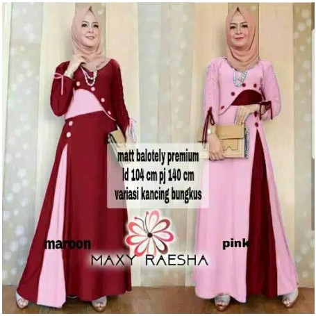 TRAND TERBARU 2020 GAMIS REMAJA ANAYA NADIN Olala Maxi Size S M L FH01 / Aina Remple Maxi / Moscrepe