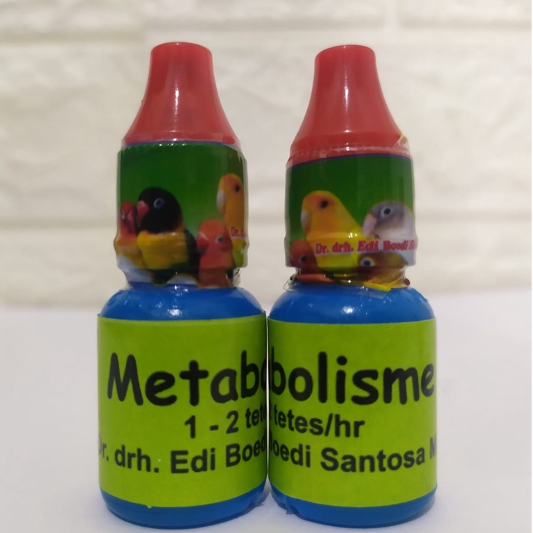 Metabolisme dr edi label hijau vitamin metabolis penggacor semua burung