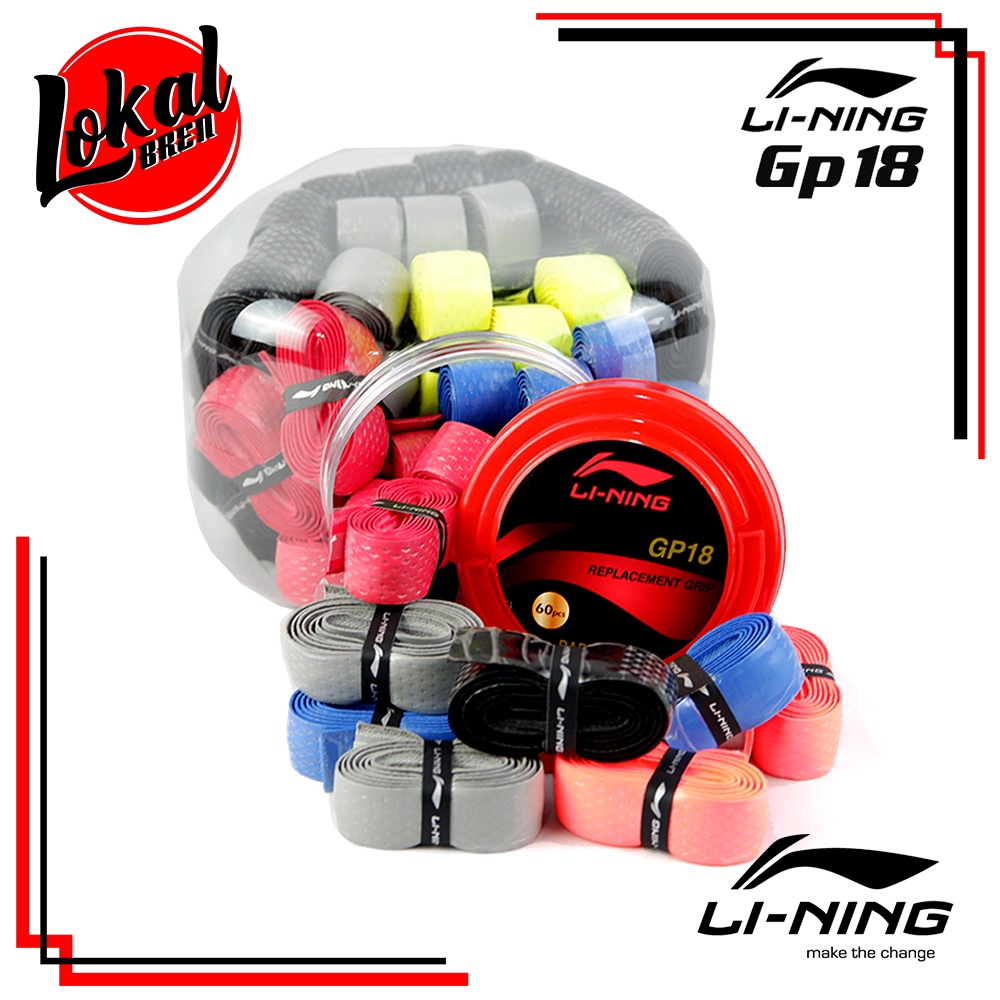 Grip Raket/Grip Badminton/Pegangan Raket/Grip Lining GP 18