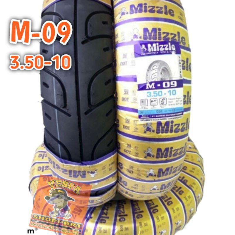 Ban Tubles Vespa Ring 10 -Merk Mizzle - 3.50-10 - M-09