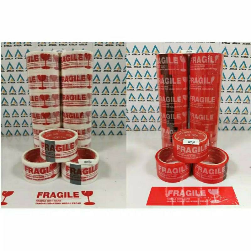 

Lakban Fragile Merah Putih | Plakban utk Barang Pecah Belah | Isolasi Tidak Boleh Dibanting