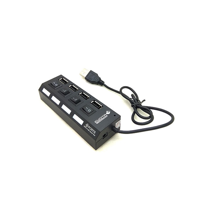 EYOTA USB HUB 4 PORT ON/OFF USB 2,0