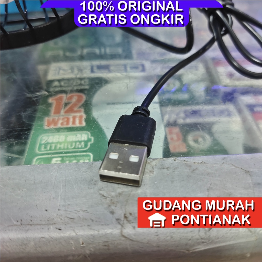 KIPAS ANGIN MEJA BESI MINI USB A-18 / KIPAS ANGIN PORTABLE / KIPAS ANGIN LAPTOP / KIPAS MINI YAHUZO