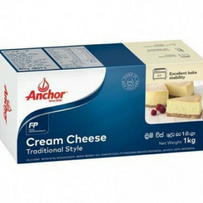 

Cream Cheese Anchor 1Kg Original Uluyaala