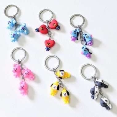 GANTUNGAN KUNCI BTS BONEKA BTS SUSUN 3