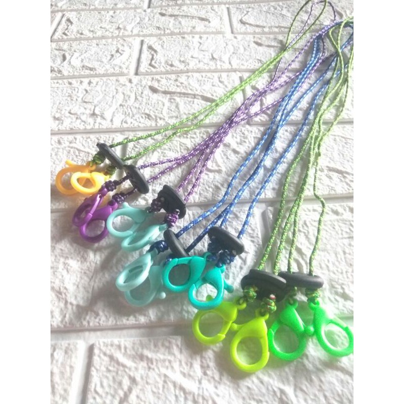 konektor masker murah gantungan masker kalung masker tali/tali masker prusik serut tali masker serut