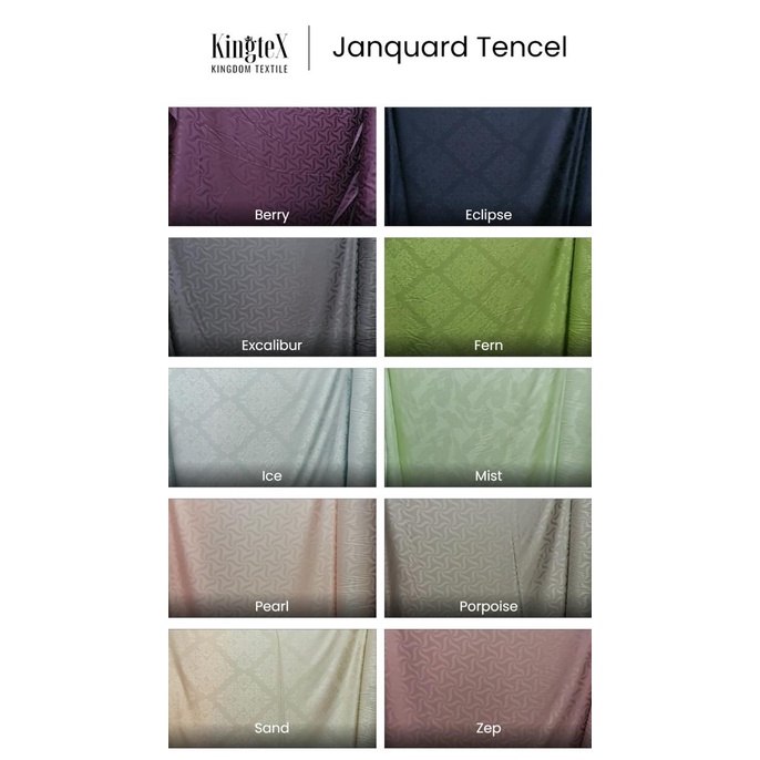 kain Bahan Sprei/Piama Tencel / Sutra Organic 80s Original Motif Murah