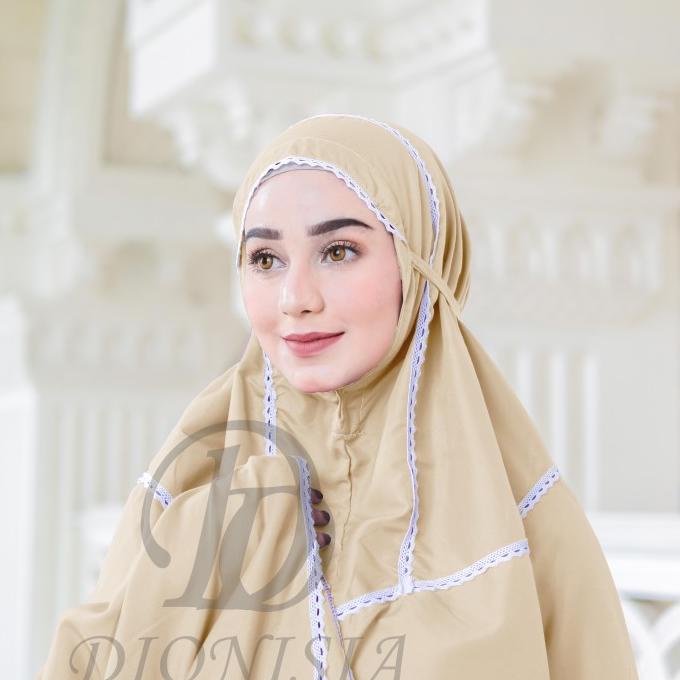 DIONISIA Tyara Mukena Dewasa Model Terbaru Jumbo Renda