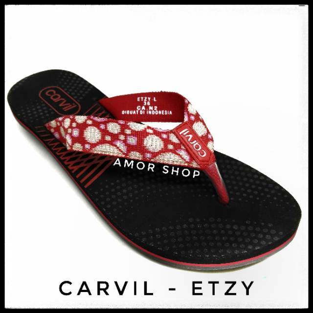 SANDAL WANITA SANDAL PEREMPUAN SANDAL CEWEK SANDAL CARVIL ORIGINAL  SENDAL WANITA ko