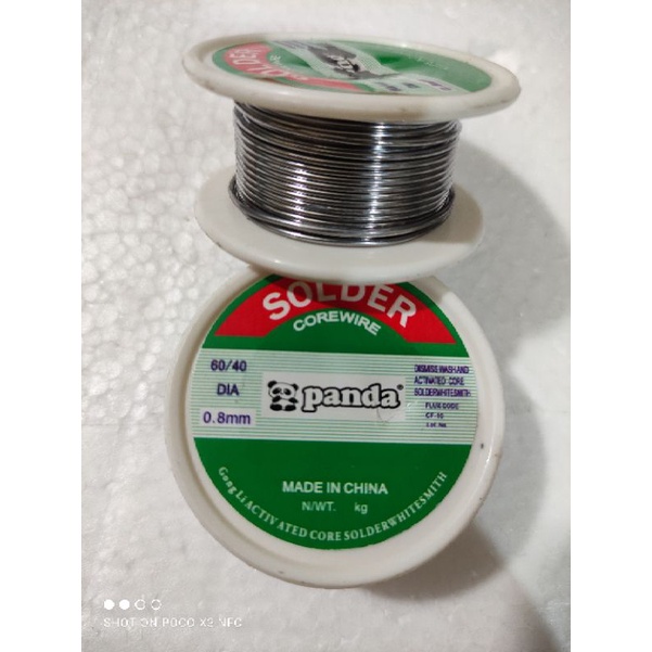 TIMAH SOLDER PANDA 0.8mm 60/40 (280cm) / SOLDER COREWIRE PANDA 0.8mm 60/40