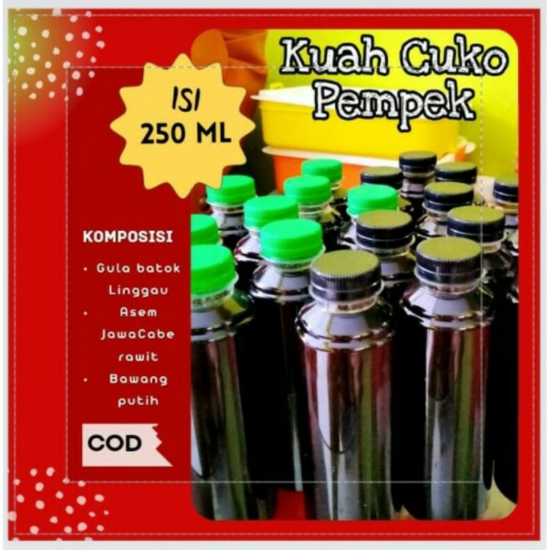 

Cuko Pempek kuah pempek cuko tambahan