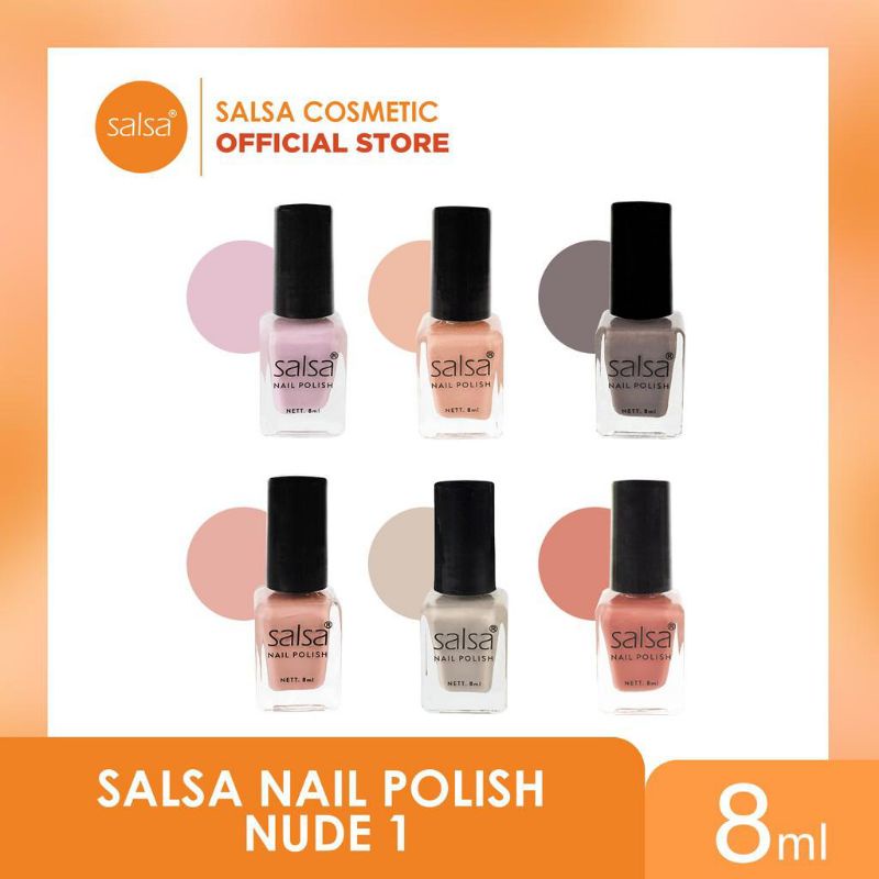 KUTEK SALSA NAIL POLISH ISI 6 BERVARIAN